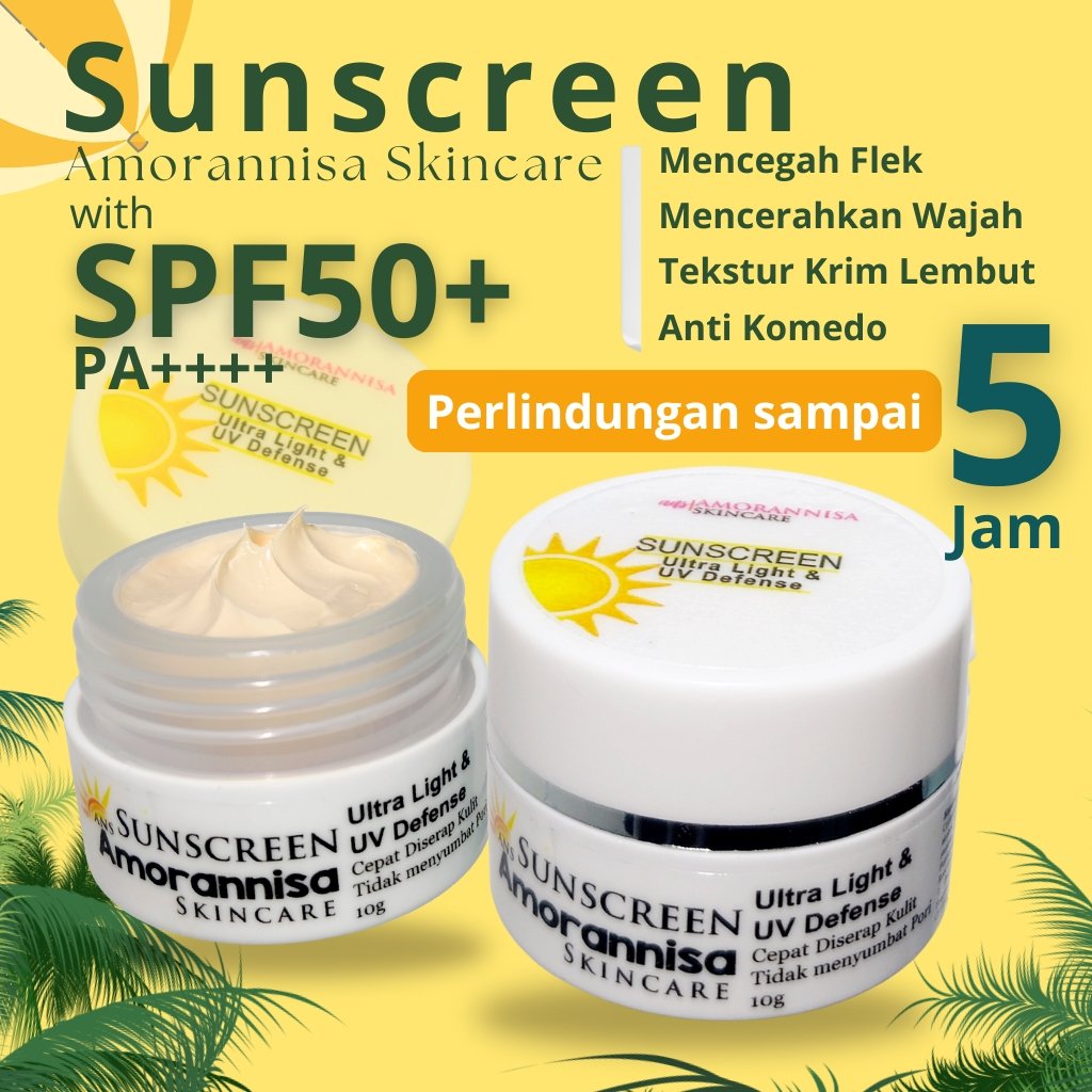 Amorannisa Sunscreen Ultra Light dan UV Defense